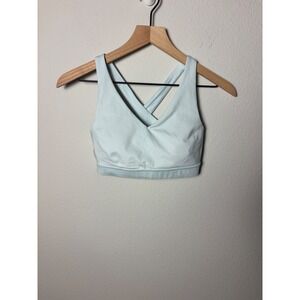 Lululemon Envital Bra Sheer Blue? Medium Support B/C Cup Size 6 W2DMOS